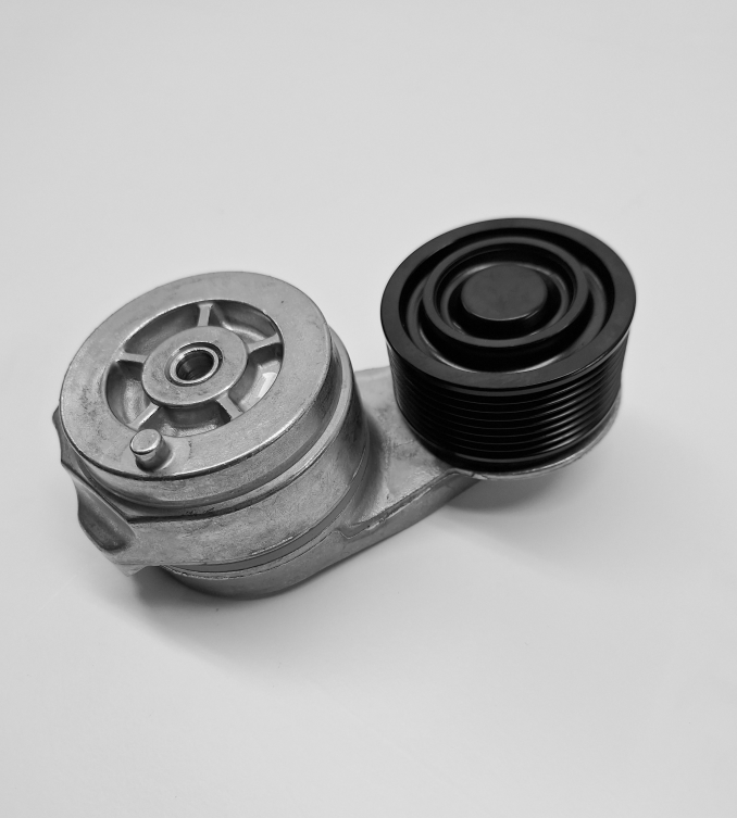 Tensioner pulley, poly-v-belt