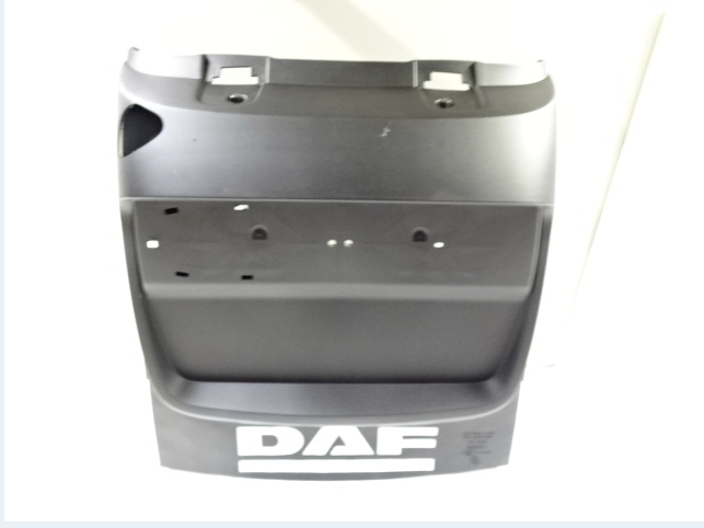 Mudguard right, rear wheel, 3 parts, convex