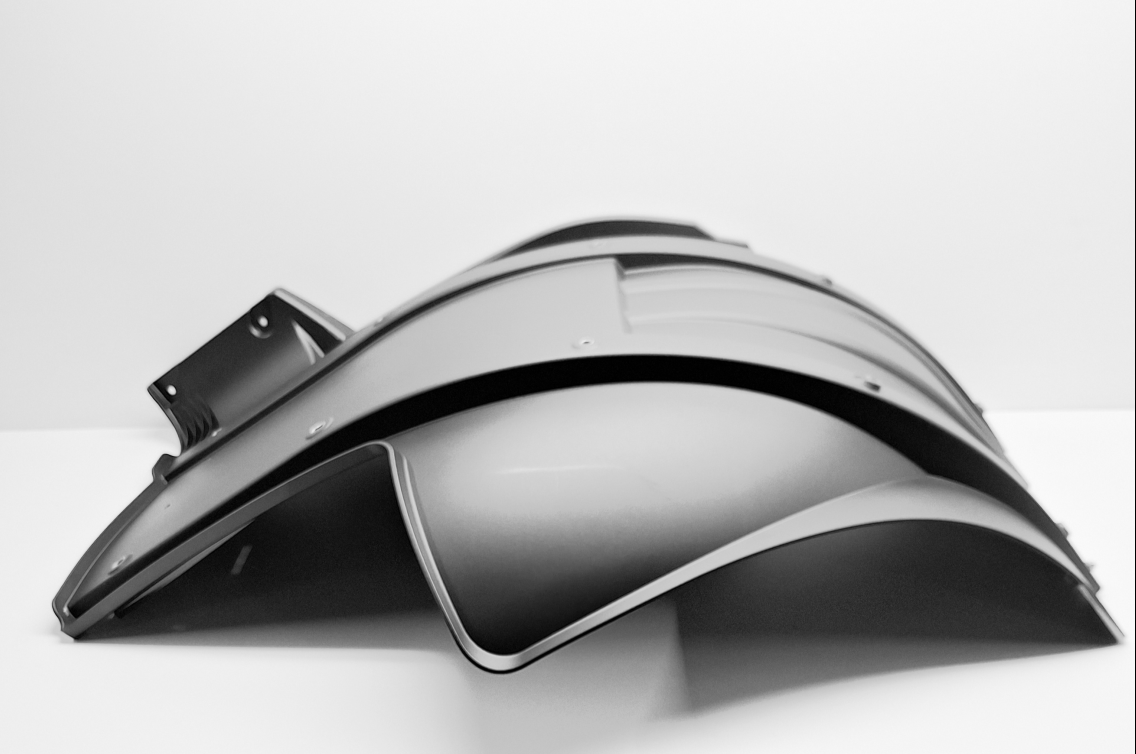 Front wheel mudguard, left rear cf-px7/xd/xf/xg e6