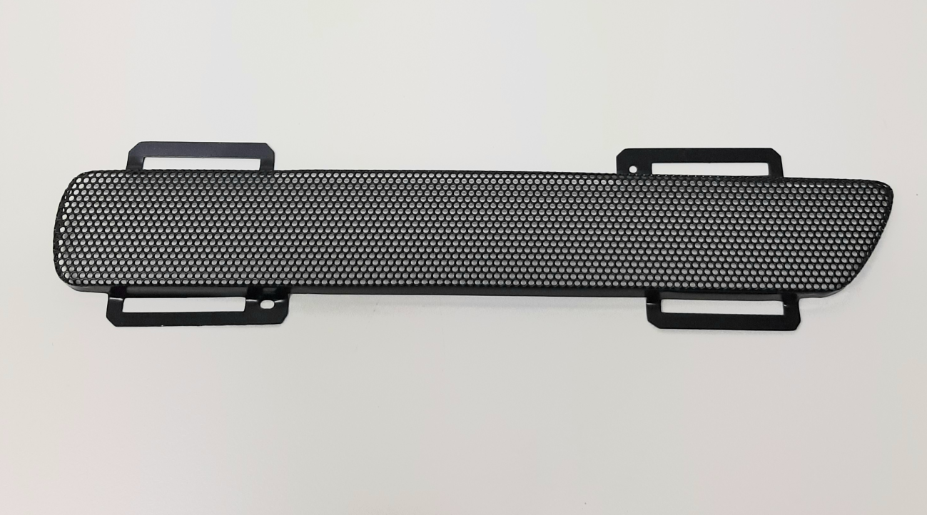 La grille de protection, au dessus